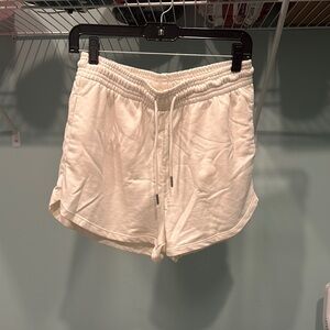 Women's Cream Shorts